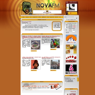 radio NovaFM - Creare pagina web 